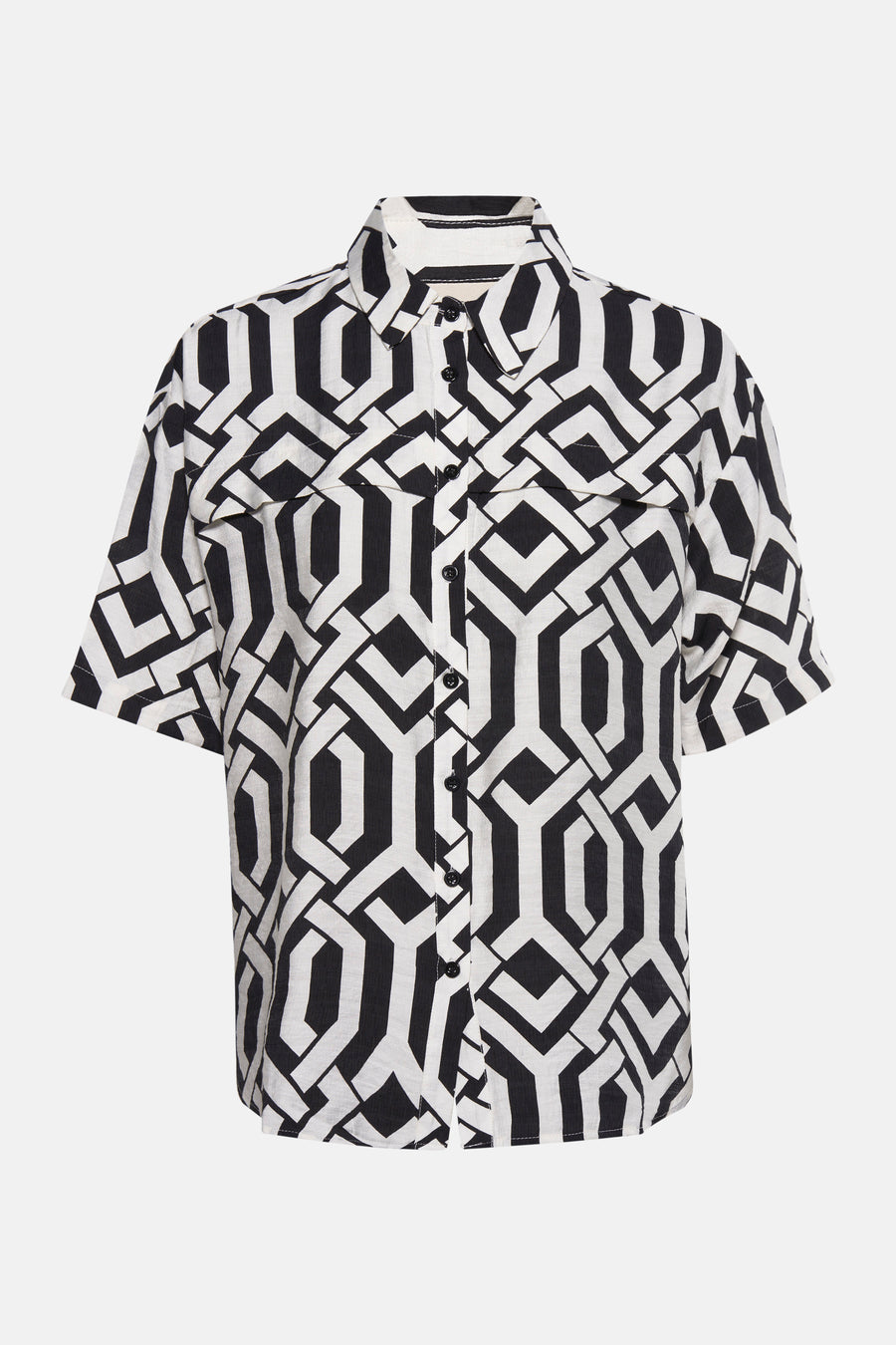 Hemd met lange mouwen - zwart - Fransa® - 1