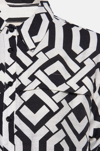 Hemd met lange mouwen - zwart - Fransa® - 8