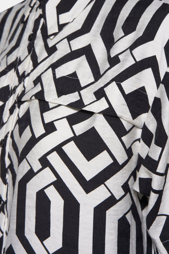 Hemd met lange mouwen - zwart - Fransa® - 8