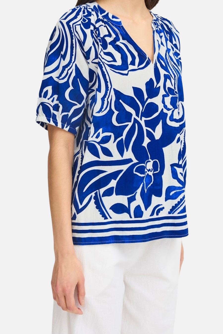 Blouse - bleu - Fransa®