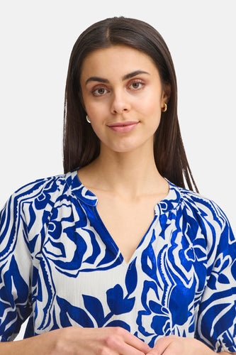 Blouse - bleu - Fransa®