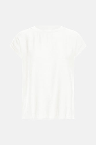 Blouse met korte mouwen - Wit