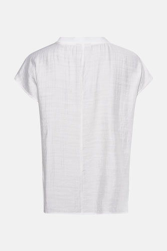 Blouse met korte mouwen - Wit