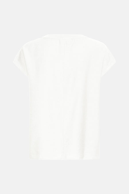 Blouse met korte mouwen - Wit