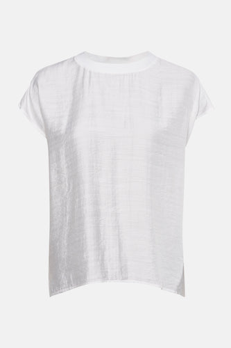 Blouse met korte mouwen - Wit