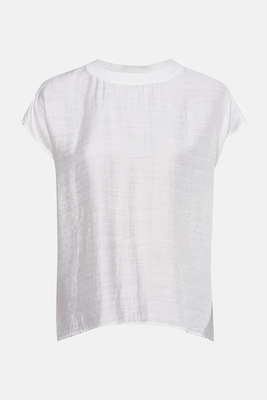 Blouse met korte mouwen - Wit