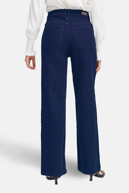 Jeans wide Dark blue denim - Fransa®