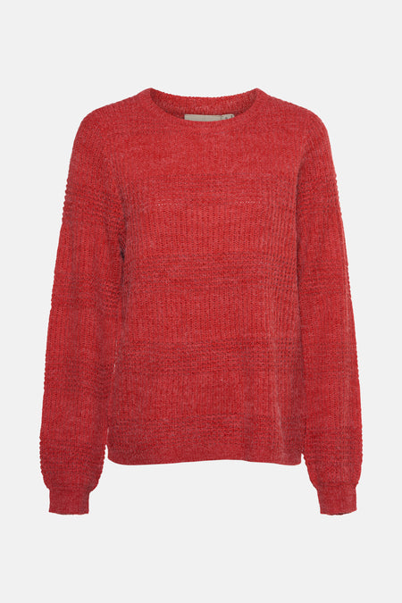 Pull col O Rouge - Fransa®