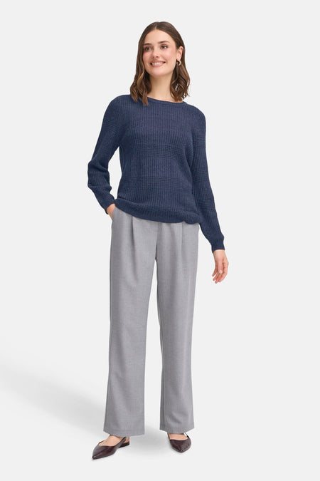 Pull col O Bleu - Fransa®