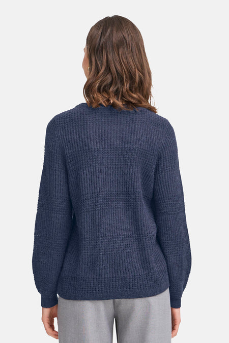 Pull col O Bleu - Fransa®