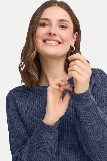 Pull col O Bleu - Fransa®