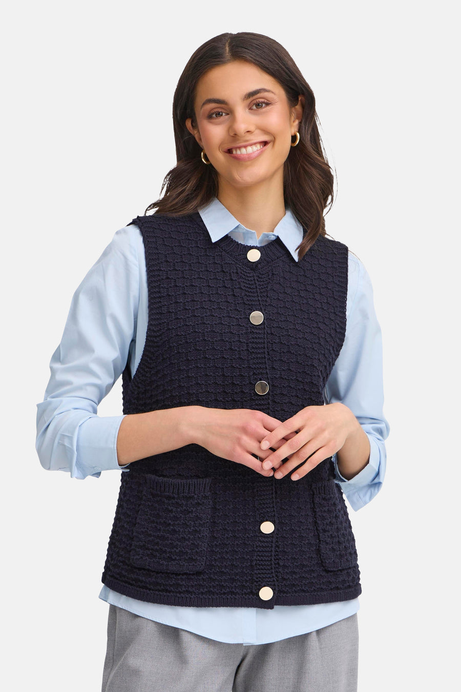 Gilet - blauw - Fransa®