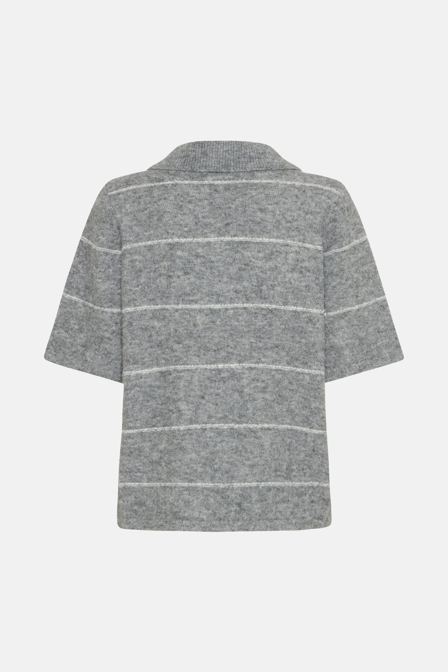 Pull met V-hals - grijs - Fransa®