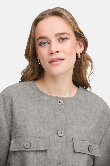Veste courte Gris - Fransa®