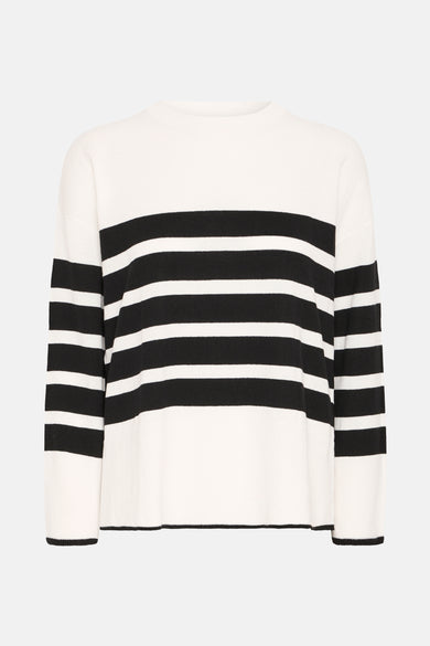 Pull col O Blanc - Fransa®