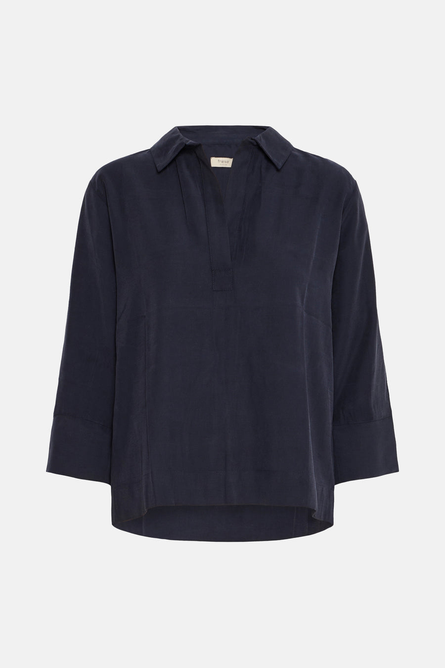 Blouse met lange mouwen - blauw