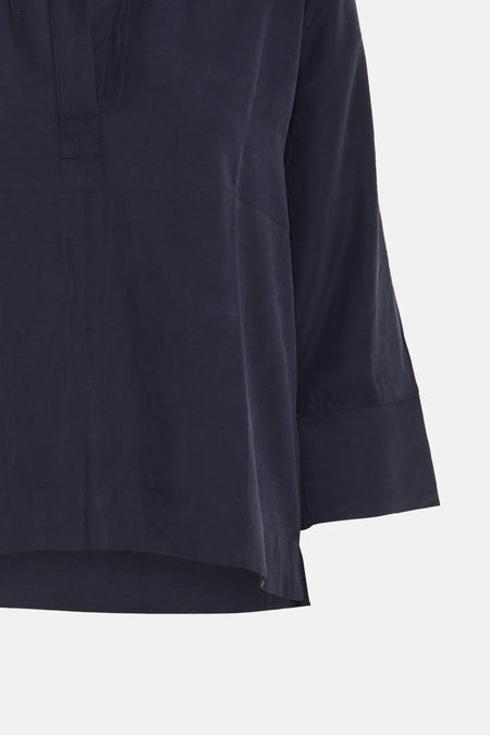 Blouse (lange mouwen) blauw - Fransa®