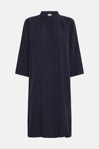 Kleedje met lange mouwen - blauw