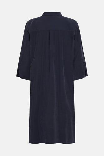Kleedje met lange mouwen - blauw