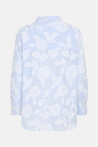Chemise à manches longues - bleu