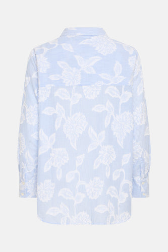 Hemd met lange mouwen - blauw - Fransa®