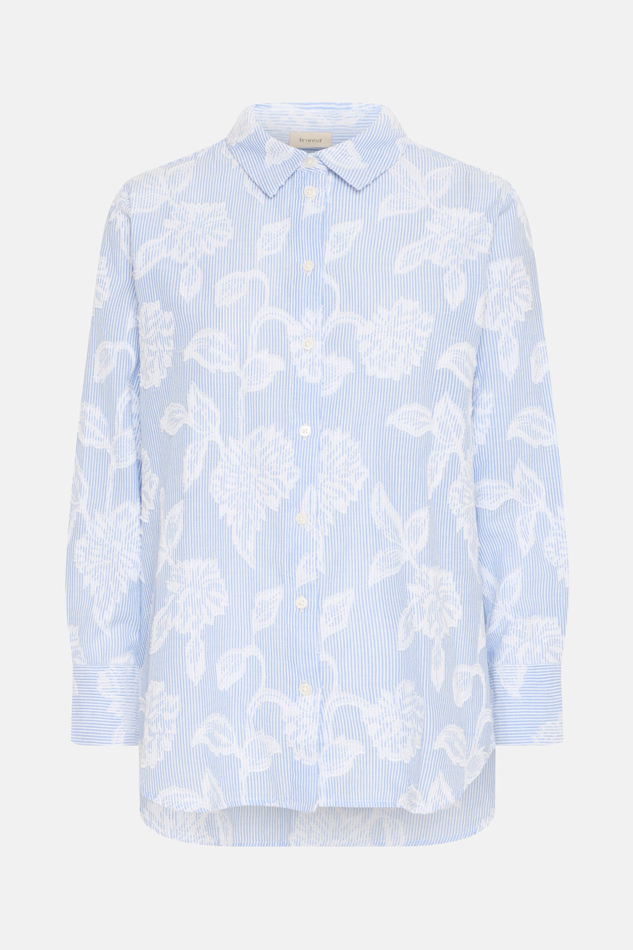 Hemd met lange mouwen - blauw - Fransa®