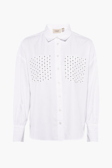 Chemisier (manches longues) Blanc - Fransa®