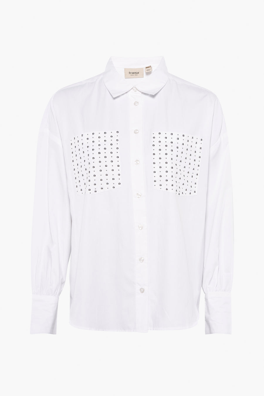 Chemise à manches longues - blanc - Fransa® - 1