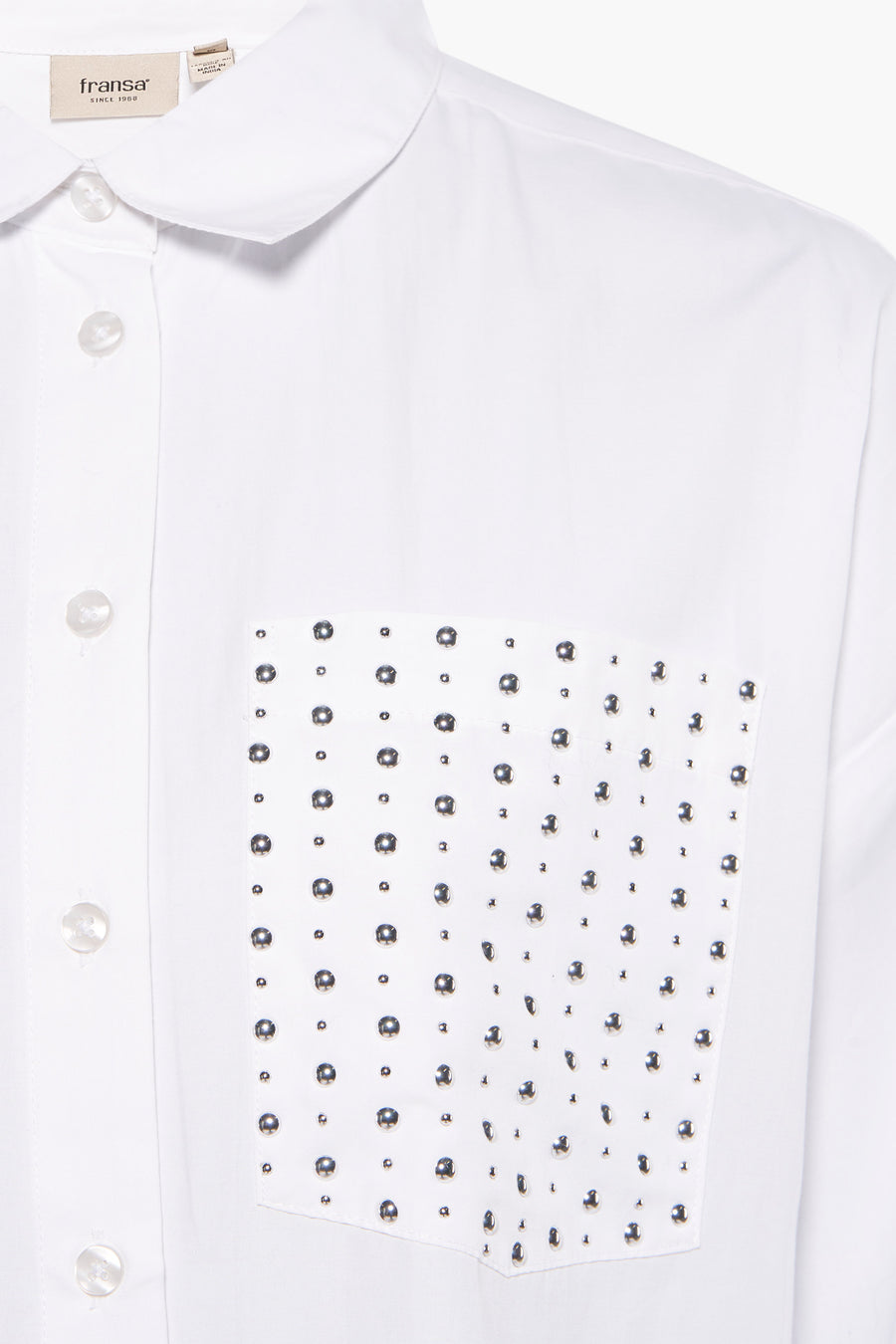 Chemise à manches longues - blanc - Fransa® - 4
