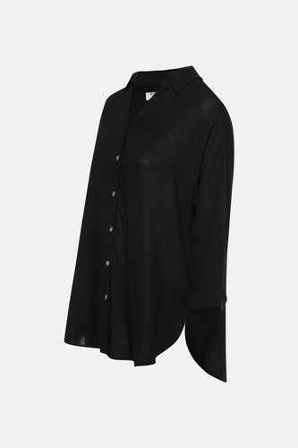 Chemise à manches longues - noir