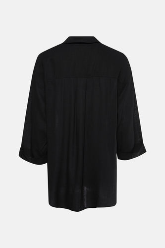 Hemd met lange mouwen - zwart - Fransa® - 8