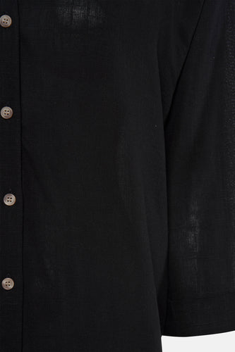 Hemd met lange mouwen - zwart - Fransa® - 8