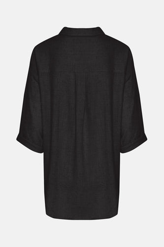 Hemd met lange mouwen - zwart - Fransa® - 8