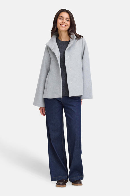 Veste courte Gris - Fransa®