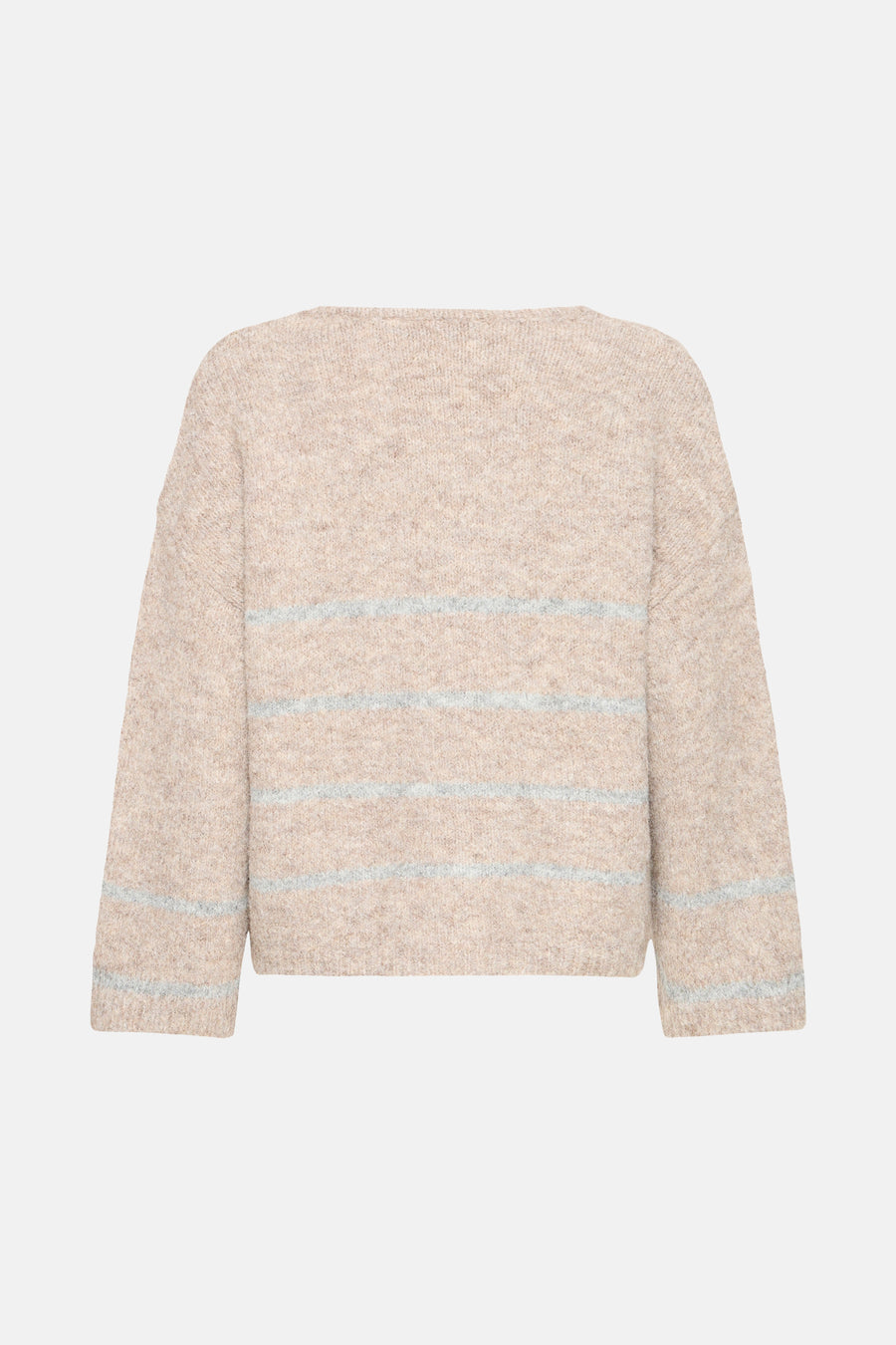 Pull met V-hals - Beige - Fransa®