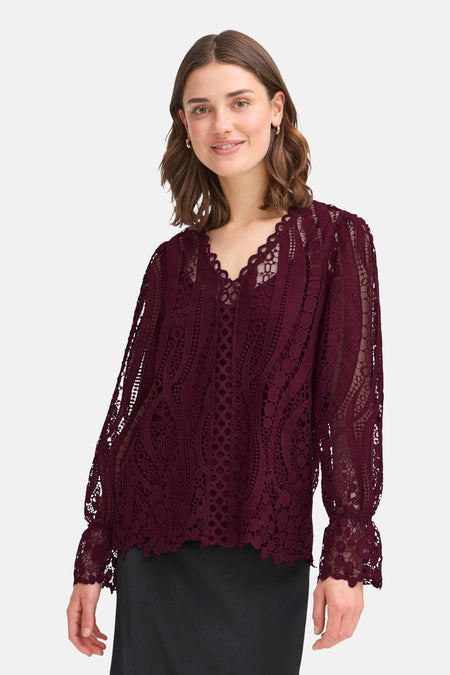 Blouse Rood - Fransa®