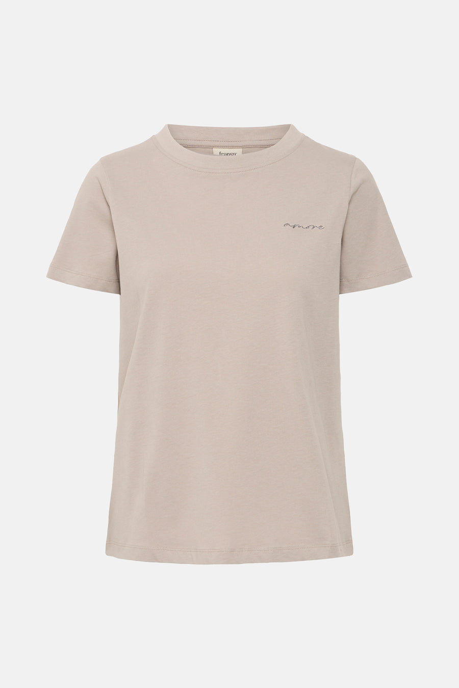 T-shirt met korte mouwen - Beige - Fransa®