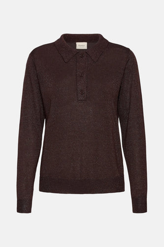 Pull met ronde hals - bruin - Fransa®