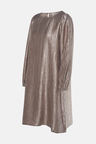 Kleedje met lange mouwen - beige - Fransa®