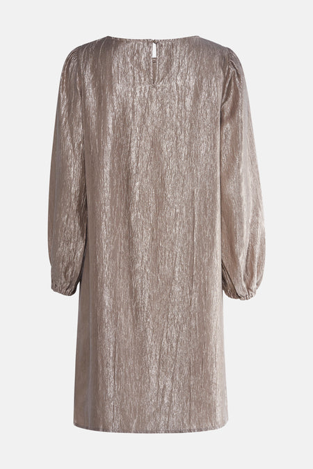 Kleedje met lange mouwen - beige