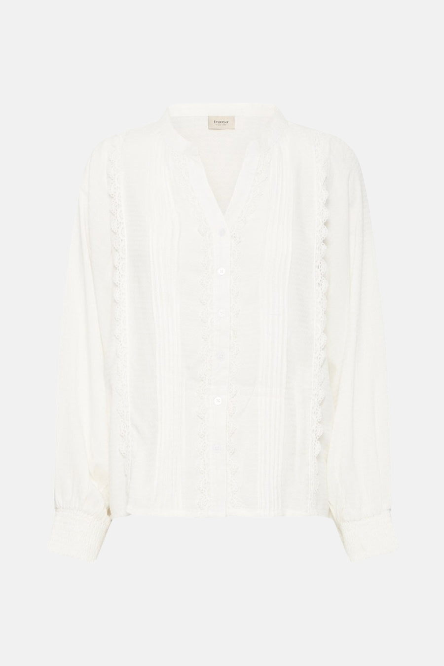 Hemd met lange mouwen - wit - Fransa®