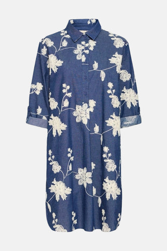 Kleedjes (lange mouwen) blauw - Fransa® - Fransa®