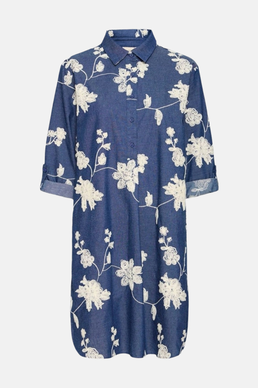 Kleedjes (lange mouwen) blauw - Fransa® - Fransa®