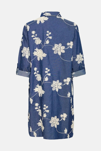 Kleedjes (lange mouwen) blauw - Fransa® - Fransa®