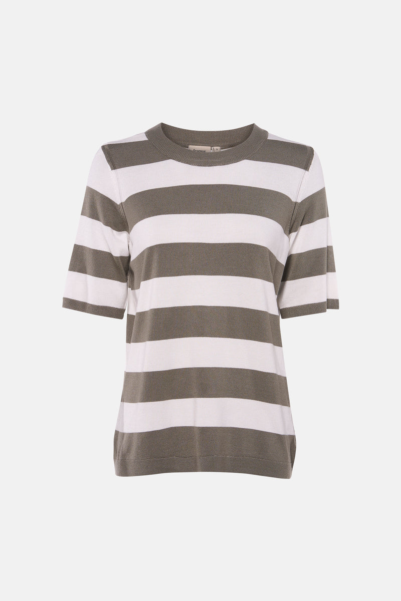 Pull à col rond - Kaki