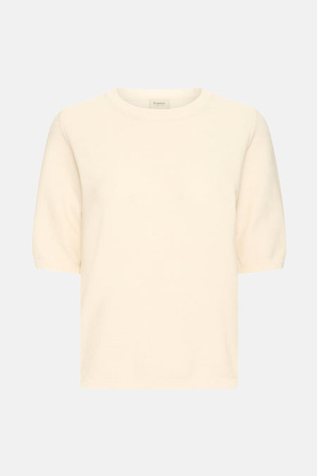 Trui met ronde hals beige - Fransa®