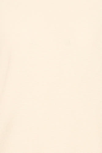 Gilet beige avec col rond en France, matériau texturé dans une couleur unie.