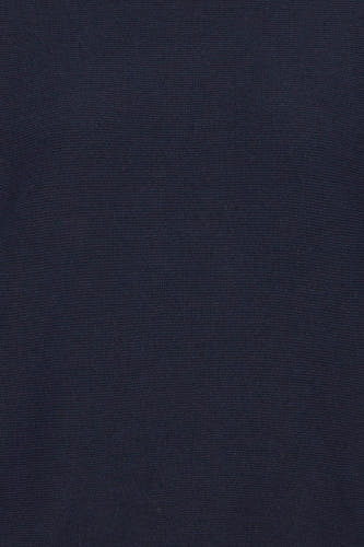 T-shirt bleu avec col rond de France, doté d'une subtile texture cotonneuse.