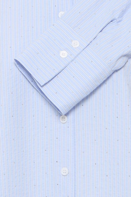 Hemd met lange mouwen - blauw