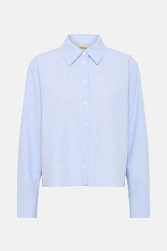 Hemd met lange mouwen - blauw - Fransa®